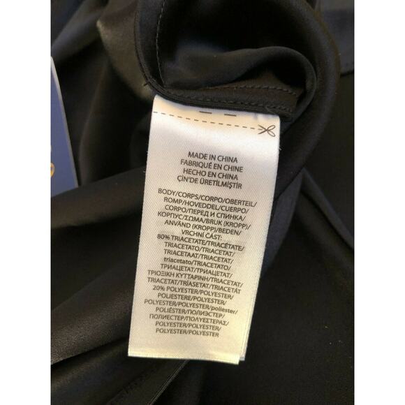 Polo Ralph Lauren Amla Bias Cut Satin Midi Skirt In Polo Black Size 14 $298 - Picture 15 of 15